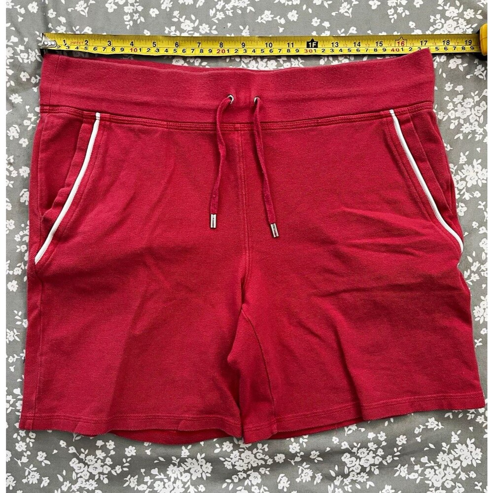 Vintage Y2K Lauren Active Ralph Lauren Pink Sweat Shorts Women’s M Piped Terry